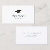 卒業式2025スクリプトの卒業名 名刺 (正面/裏面)