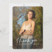 卒業式2025スクリプトフォトグラードパーティー サンキューカード (正面)