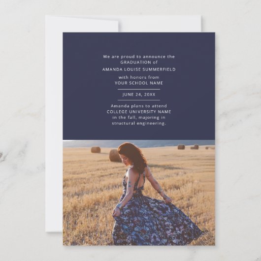 卒業式2025スクリプトフォトコラージュ 案内状 (裏面)