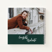 卒業式2025スクリプトフォトパーティーゲストブック ノートブック (裏面)