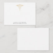 卒業式2025ナースピンニングありがとう ノートカード (正面/裏面)