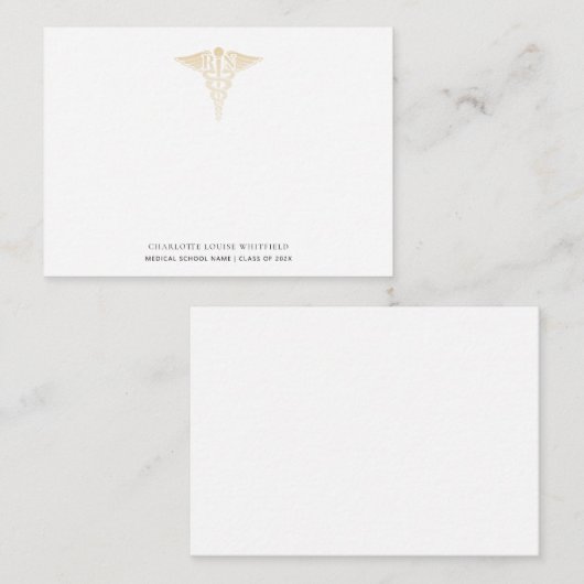 卒業式2025ナースピンニングありがとう ノートカード (正面/裏面)