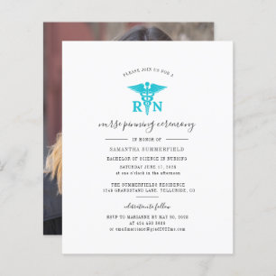 卒業式2025ナースピン留めパーティの招待状