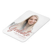 卒業式2025バラ金ゴールド写真の発表 マグネット (左側)