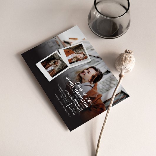 卒業式2025パーティーフォトスクリプト卒業 招待状