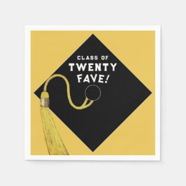 卒業式2025パーティーライトブルー スタンダードカクテルナプキン