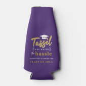 卒業式2025パープルグラードパーティースワッグ ボトルクーラー (正面)