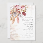 卒業式2025フォトグラードパーティの招待状 招待状 (正面)