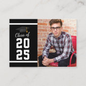 卒業式2025フォトグラードパーティーミニ招待状 エンクロージャーカード (正面)