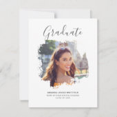 卒業式2025フォトグラードパーティー 招待状 (正面)