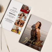 卒業式2025フォトコラージスクリプトの発表 箔招待状