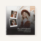 卒業式2025フォトコラージスクリプトゲストブック ノートブック (正面)