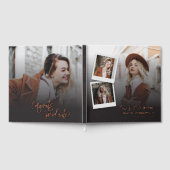 卒業式2025フォトコラージスクリプトバラ金ゴールド ゲストブック (全面)