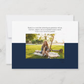 卒業式2025フォトコラージスクリプト サンキューカード (裏面)