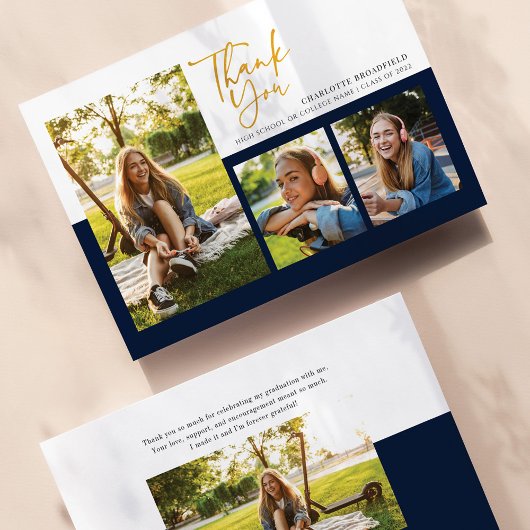 卒業式2025フォトコラージスクリプト サンキューカード