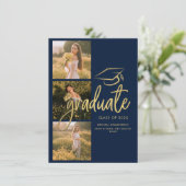 卒業式2025フォトコラージスクリプト 案内状 (スタンド正面)