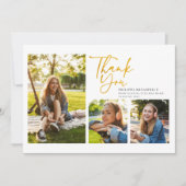 卒業式2025フォトコラージュの台本 サンキューカード (正面)
