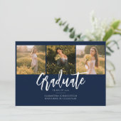 卒業式2025フォトコラージュグラード 案内状 (スタンド正面)