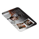 卒業式2025フォトコラージュパーティの招待状 マグネット (右側)