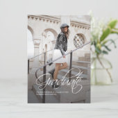 卒業式2025フォトスクリプトエレガント 案内状 (スタンド正面)