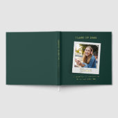 卒業式2025フォトスクリプトグラードパーティーゴールドフォイル ゲストブック (全面)