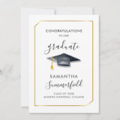 卒業式2025フォトスクリプトモダングラード 案内状 (正面)