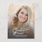 卒業式2025フォトスクリプト 案内ポストカード (正面)