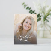 卒業式2025フォトスクリプト 案内ポストカード (スタンド正面)