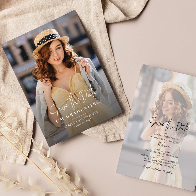 卒業式2025フォトセーブ・ザ・デート案内 (Graduation Save the Date Photo Announcement)