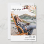 卒業式2025フローラ卒業フォトパーティー 招待状 (裏面)