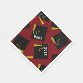 卒業式2025マルーン スタンダードランチョンナプキン (角)