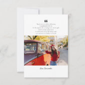 卒業式2025モダン号写真 サンキューカード (裏面)