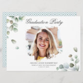 卒業式2025ユーカリプタスグラード写真パーティー 招待状 (正面/裏面)