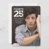 卒業式2025写真の発表を表示 招待状 (正面)