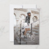 卒業式2025写真の発表 ノートカード (正面)