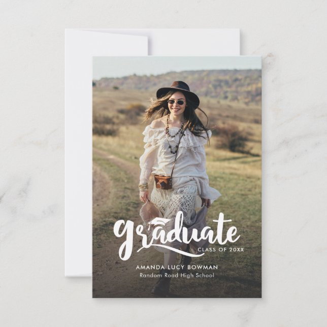 卒業式2025写真エレガント卒業発表 (正面)