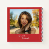 卒業式2025写真グラッドパーティーゲスト ノートブック (裏面)