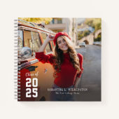 卒業式2025写真グラッドパーティーゲスト ノートブック (正面)