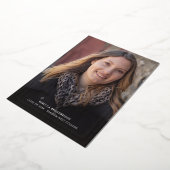 卒業式2025写真スクリプトグラード発表 箔招待状 (回転した状態)