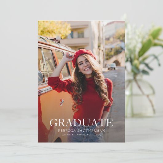 卒業式2025写真パーティー 招待状 (スタンド正面)