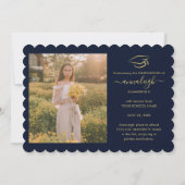 卒業式2025写真数々のシニア 案内状 (裏面)