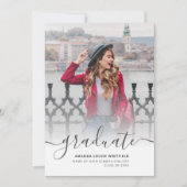 卒業式2025写真数々のスクリプトグラード 案内状 (正面)