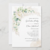 卒業式2025写真植物学の卒業パーティー 招待状 (正面)