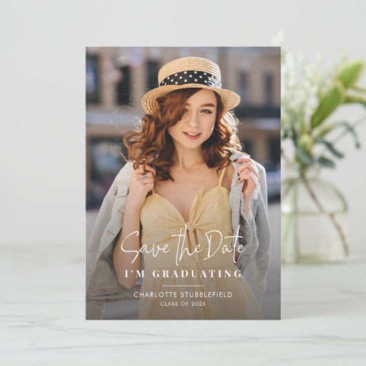 卒業式2025卒業写真データ保存日時 案内状 (スタンド正面)