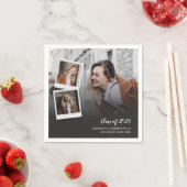 卒業式2025卒業写真パーティー紙 スタンダードカクテルナプキン (インサイチュ)