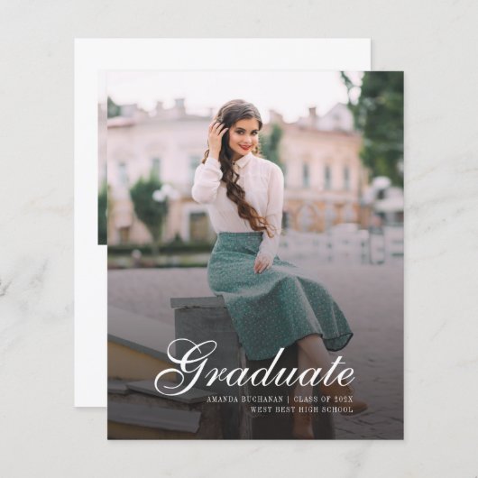 卒業式2025号写真発表 (正面/裏面)