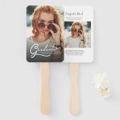 卒業式2025大学院写真グラッド発表 ハンドファン (正面&裏面)