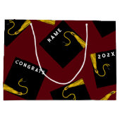 卒業式2025大抱き枕 ラージペーパーバッグ (裏面)