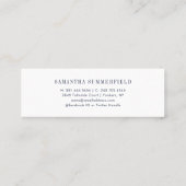 卒業式2025年モダンカレッジスク連絡リ コーリングカード (裏面)