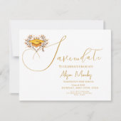 卒業式2025日付金ゴールド上限の保存 セーブザデート (正面)